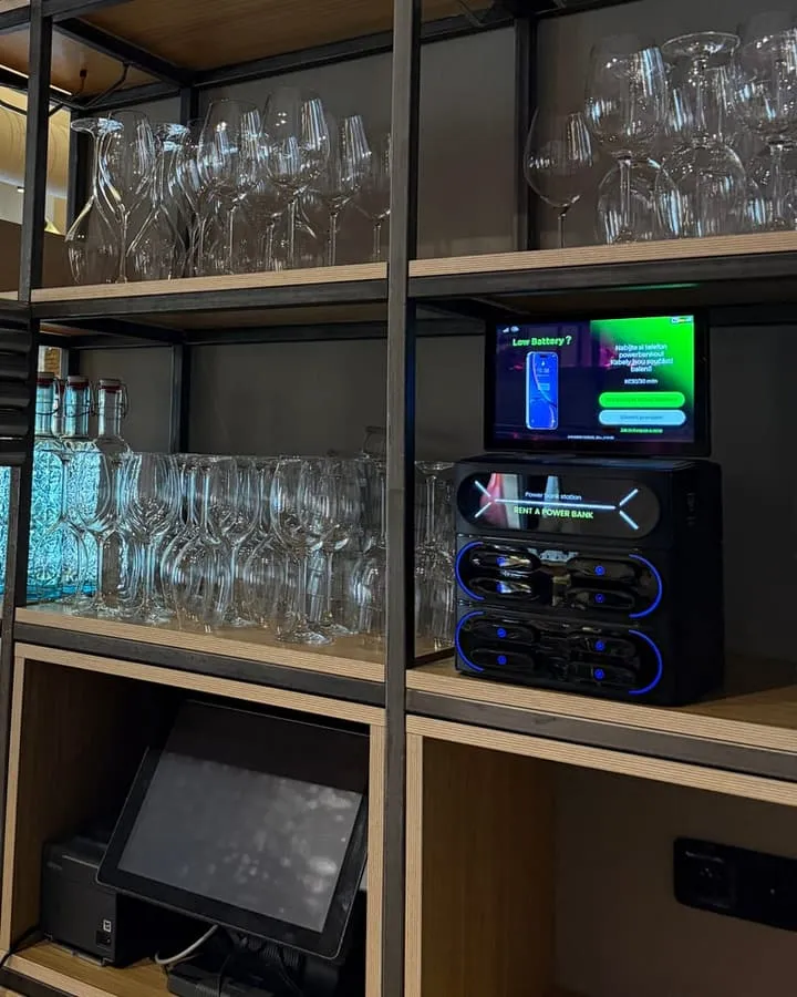 Stanice Recharge v provozovně Bistro Špejle